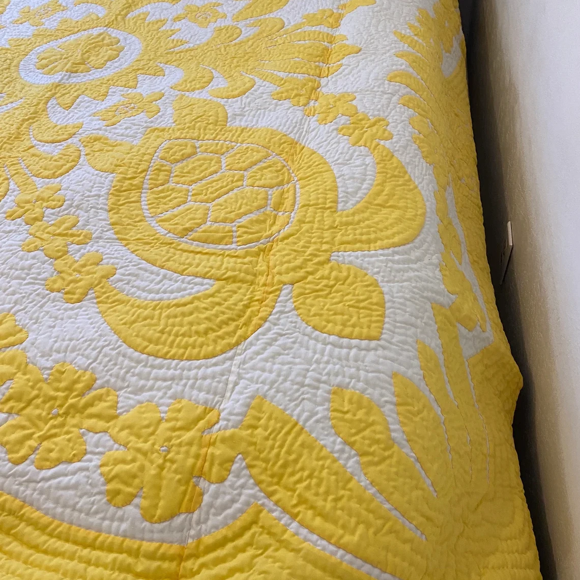 Гавайские одеяла Ручной Работы Покрывало/Настенные 80/80 желтых черепах с бесплатной доставкой