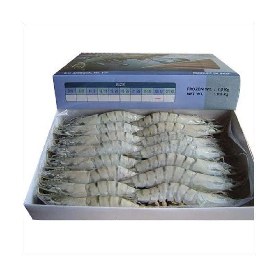 Креветки, Черные Тигровые креветки, замороженные красные креветки, сырые очищенные дикие креветки, охлажденные морепродукты