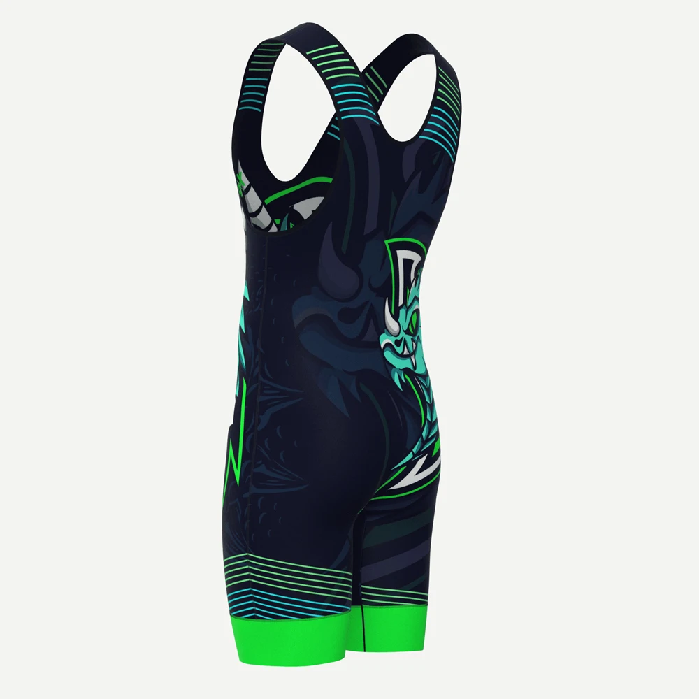 Nation team standard high quality powerlifting wrestling singlet suit large wrestling uniforms