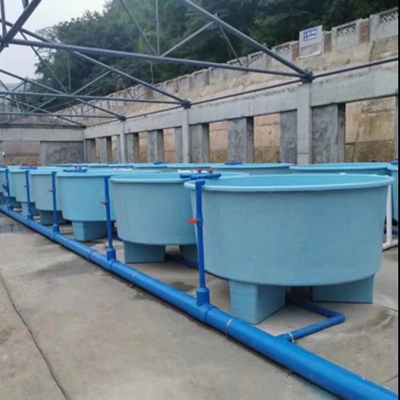 Qlozone customize ras fish farm large fish tank high quality FRP aquaculture fish tanks