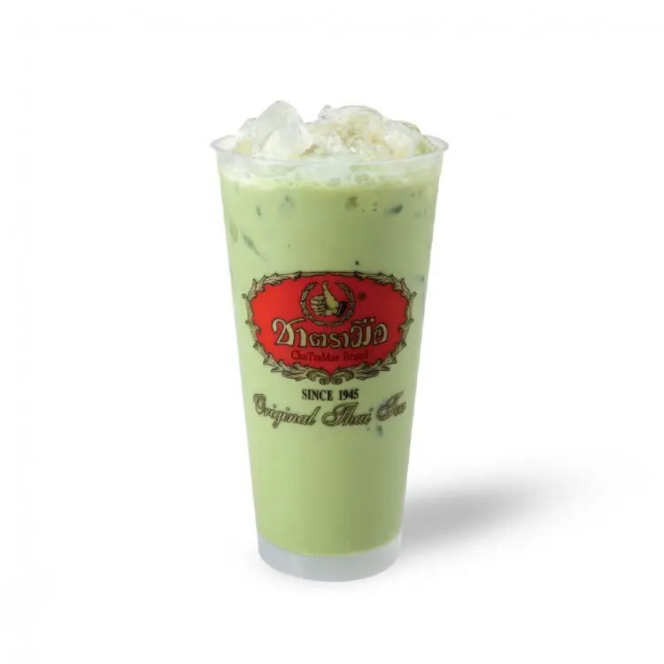 Cha Tra Mue green tea with milk 200 g  Green tea flavor that is mellow, fragrant, and delicious