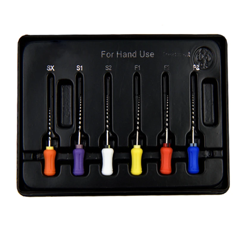 R-Files/R files 21mm 6pcs/box NITI File for Dental Root Canal File Instrument Stainless Steel Reamers