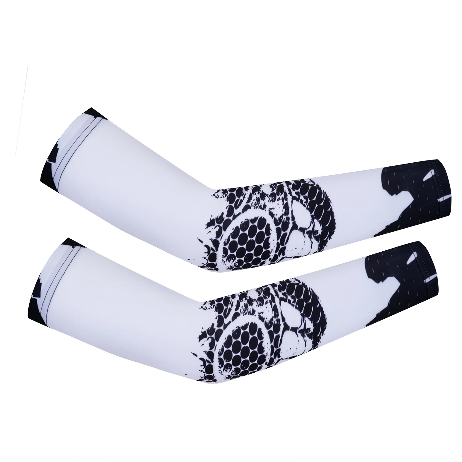 Custom Protection Quick Dry Breathable Polyester Cycling Sports Compression Arm Protective Sleeves