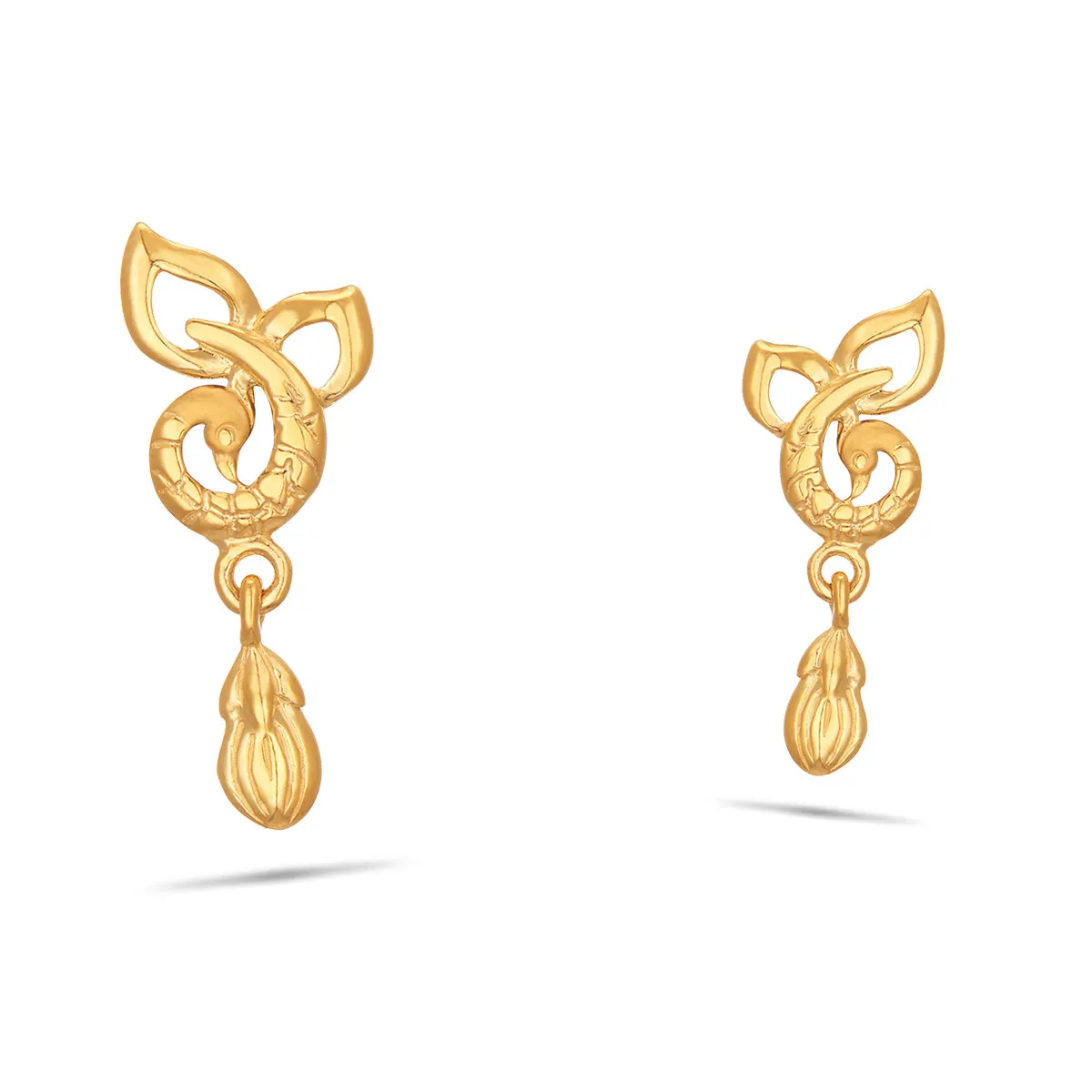 Trending 18 K solid Gold Earrings with Stunning Classic designs for Party engagements and marriage
