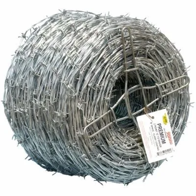 4 Point Barbed Wire 18 Gauge Real Barb Wire Roll 656 Feet Barbwire for Fence Baseball Bat Bird Feeder Garden & Crafts