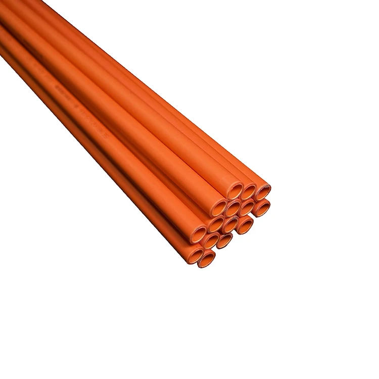 Premium Grade Orange Tangerine Coating Galvanized Iron Conduit Size 3/4 Inch 3.81 Meter Long from Malaysia