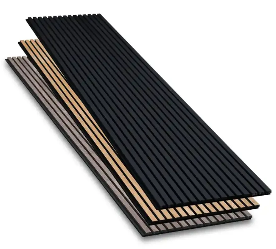 Acoustic Panel Wooden Oak Akoestische Panelen Walnut Sound Proof Wood Slat Wall Akustik Panel