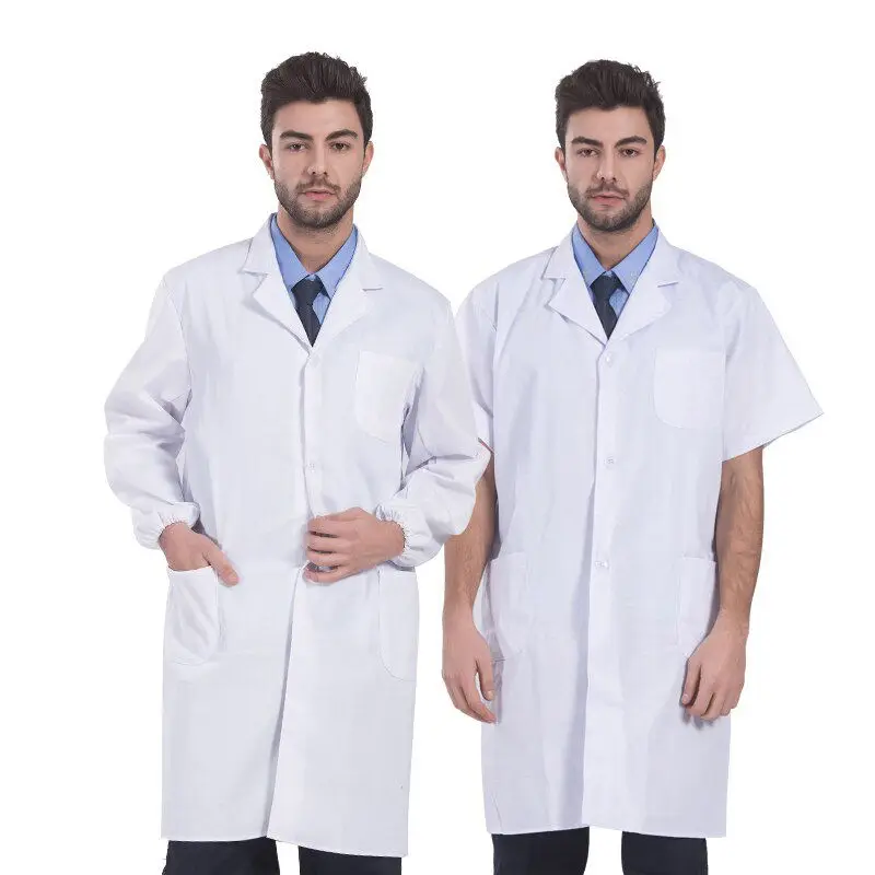 OEM Medical Clothing Hospital Uniform for Doctors Men Hospital Clothing Patient Gown Clothes Cotton Unisex Customized By Madrid