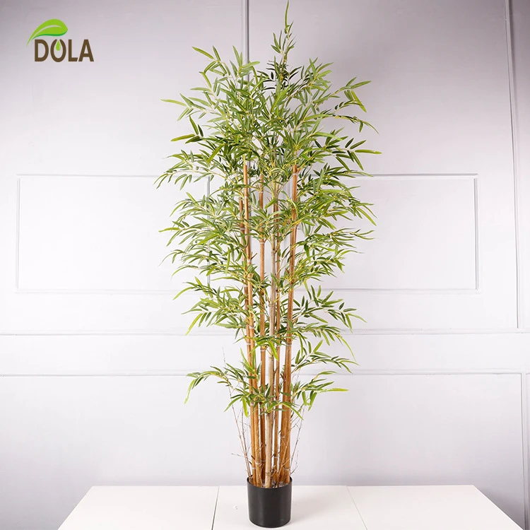 DOLA Bamboo Artificial Plants Outdoor Lucky Bamboo Plant Fake Bamboo Plant