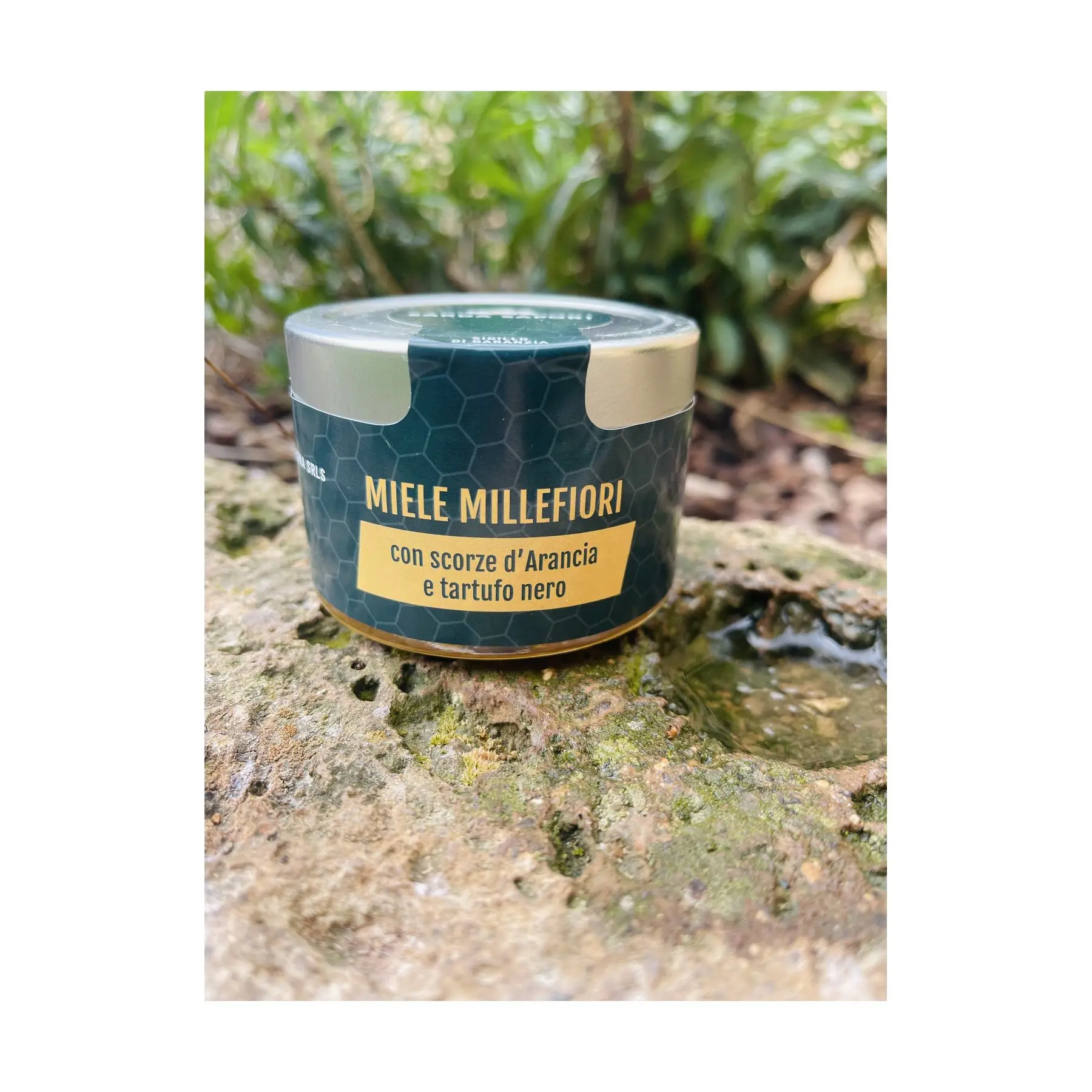 Organic Wildflower Honey from Italy 250g Superior with Orange Peel & Black Truffle Flavors for Main Courses Refreshing Plates