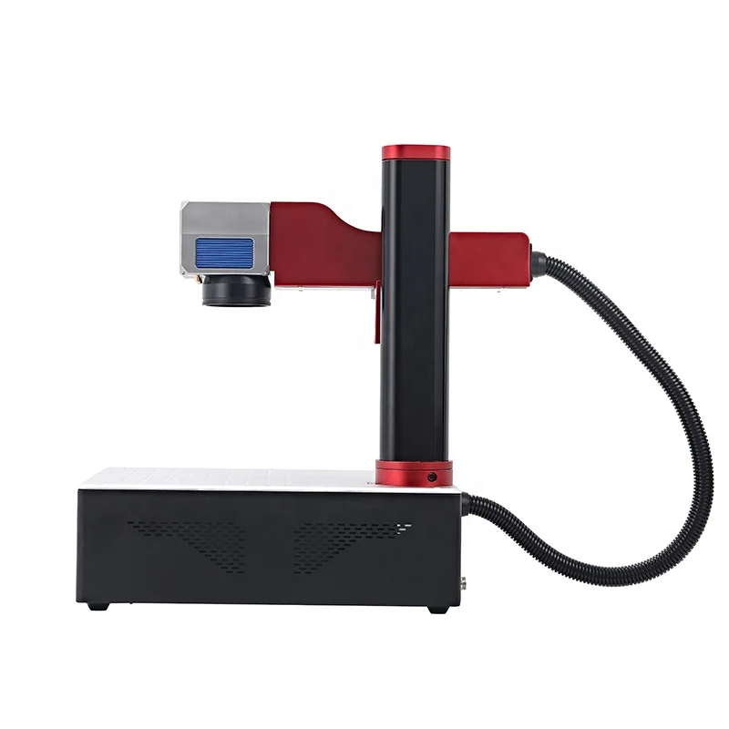 20W laser marking machine fiber laser plastic metal pvc id card engraving laser printer