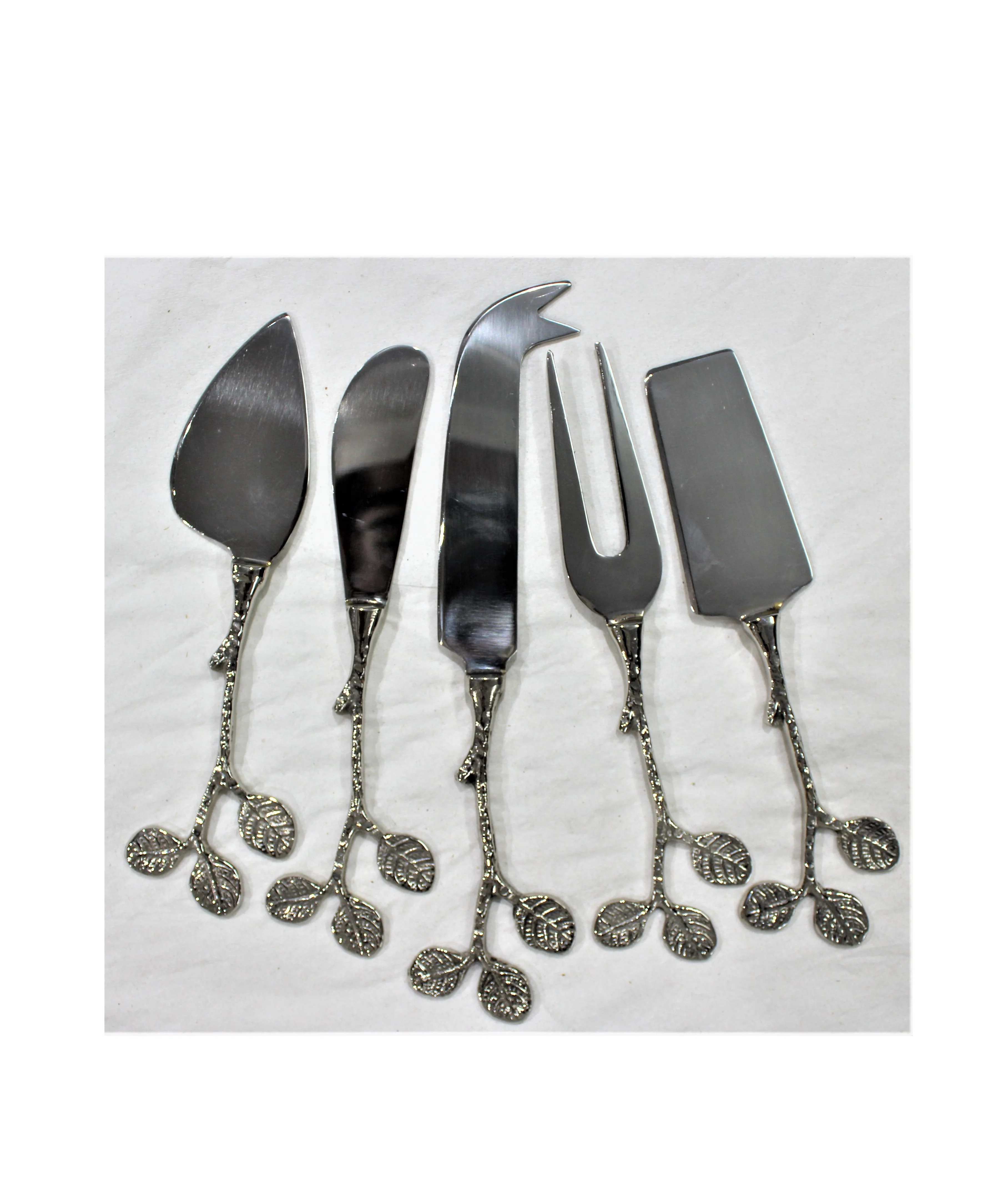 Creative Golden Brass Branch Handle Cheese Knife Cutter Tool Home Hotel Kitchen Use Accessories Fruit Vegetable Slicer Set