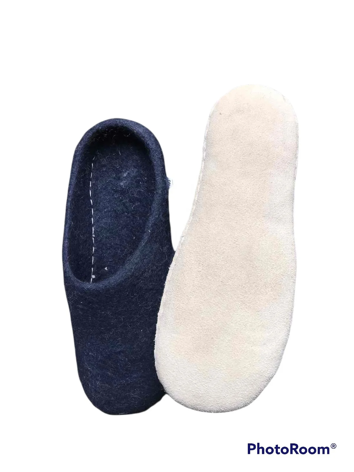 Felt slippers custom size outer sole handmade multi color unisex wool slippers 100% sheep wool slippers handmade in Nepal