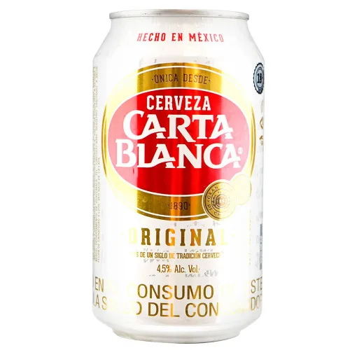 Carta Blanca Original Imported Beer-6 bottles / 12 fl oz
