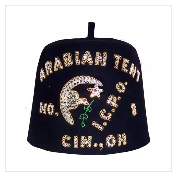 2024 High Quality Felt Wool Fez with Tassels Colors with Machine Made and Hand Made Embroidery As Per Custom Tassels with Beads