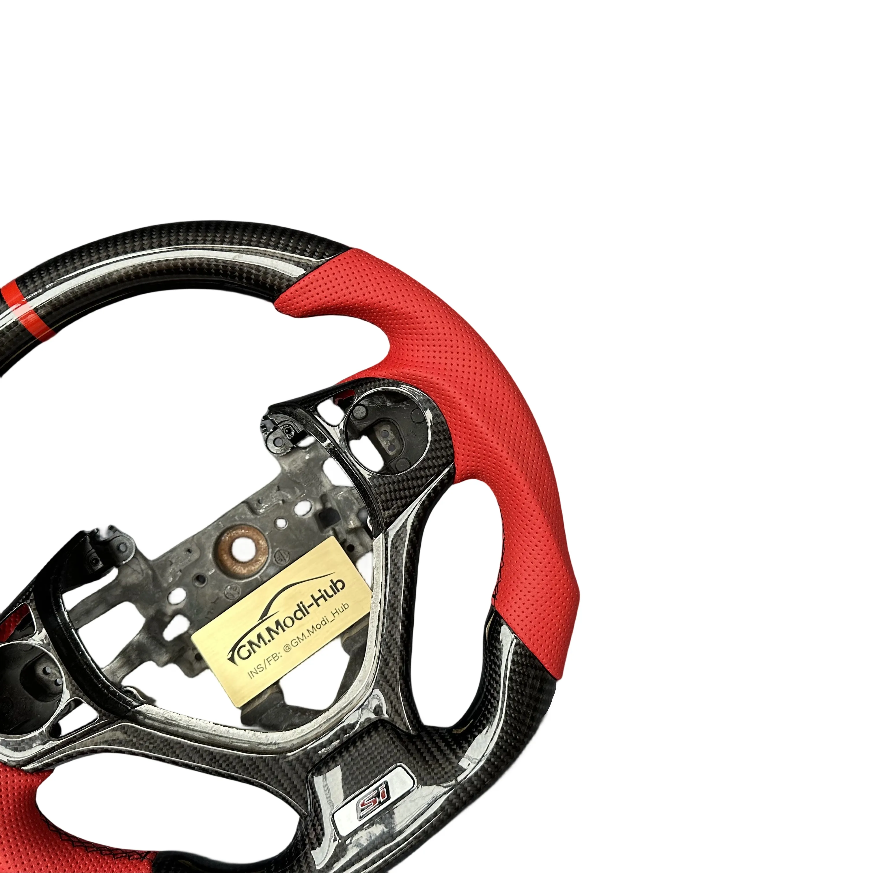 GM.Modi-Hub на заказ из углеродного волокна руль для Honda 9th gen Civic 2012-2015 типа R FK2 SI