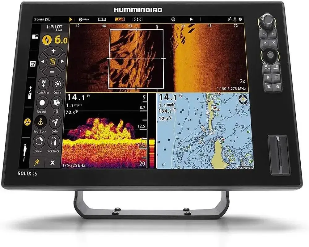 TOP QUALITY FOR NEW Best For HumminBird SOLIX HELIX 15 G2 Fish Finder with Chirp, Mega Si+, 15.4-Inch-Dis