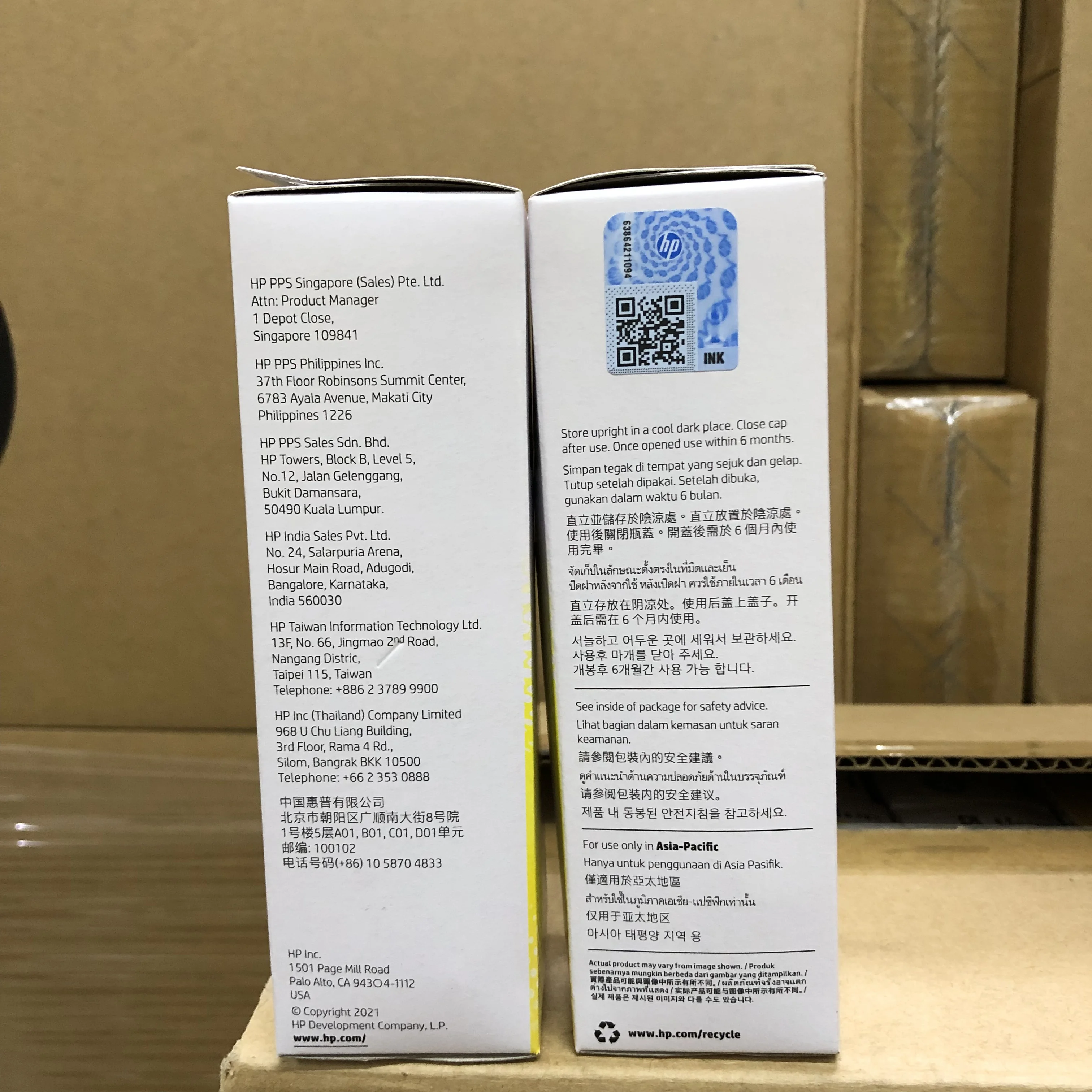 Original Genuine HP  GT52 70-ml Color Cyan,Magenta,Yellow Original Ink Bottle M0H54AA,M0H55AA,M0H56AA