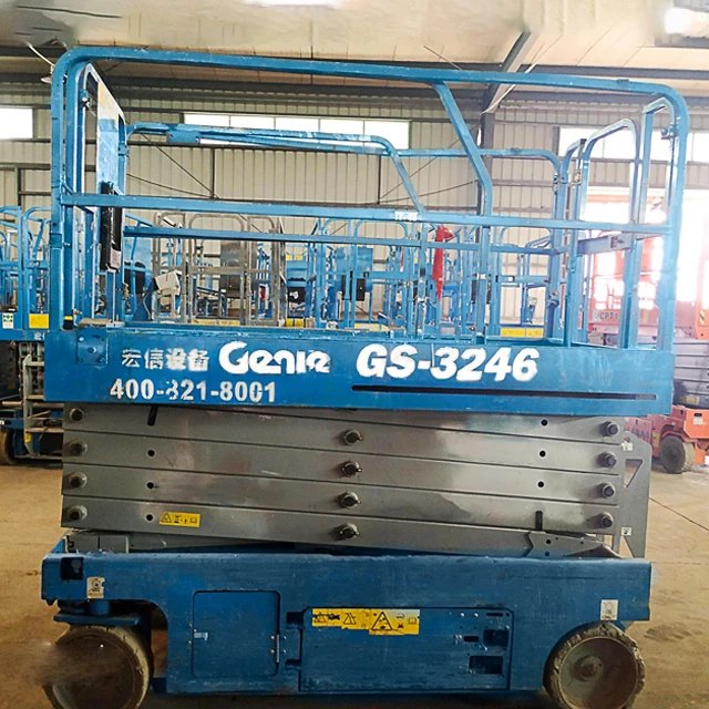 Used Genie GS-3246 11.78m Electric Scissor Lifts for sale