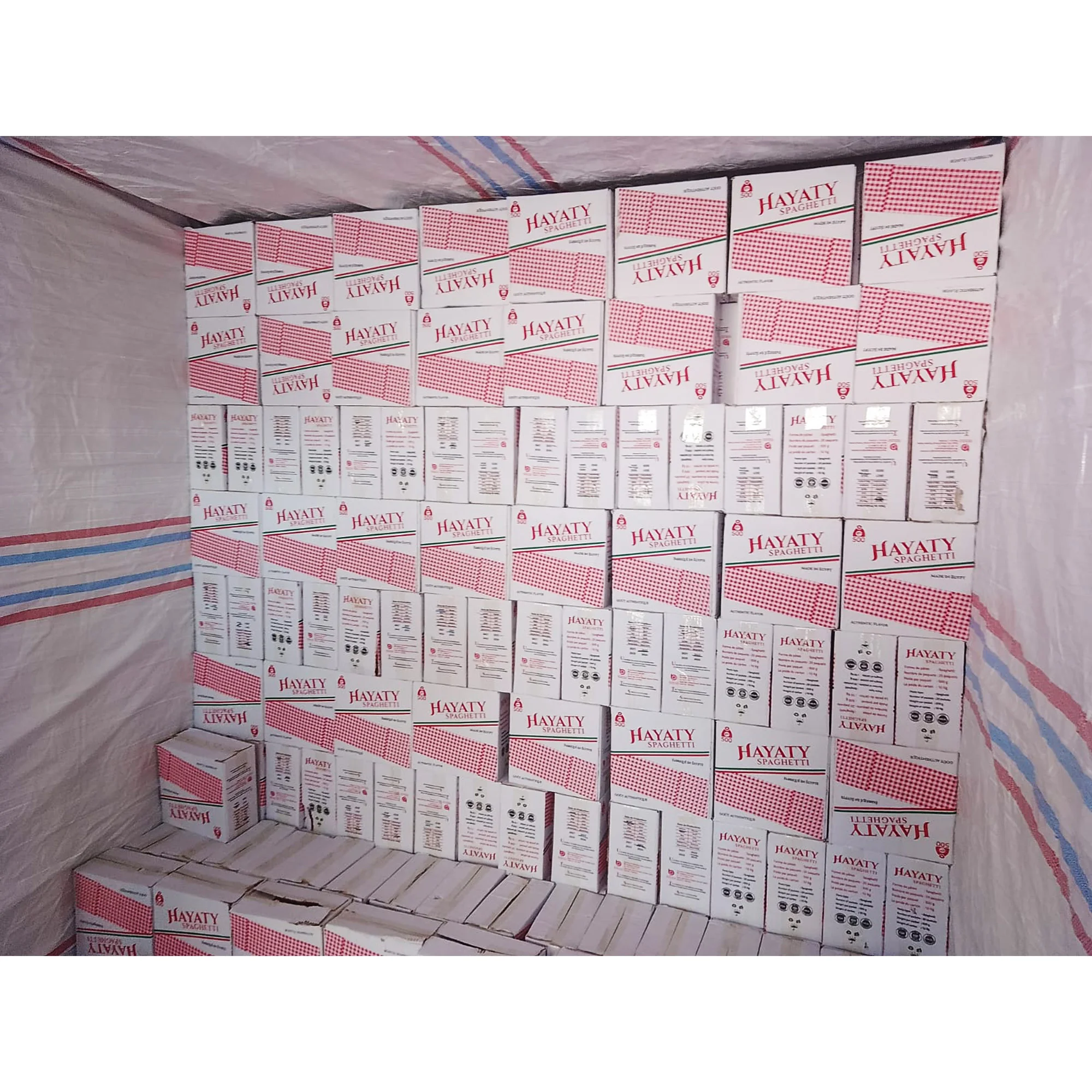 Manufacturer from Africa Spaghetti Pasta 500 g Free Samples Hayaty Brand Private Label