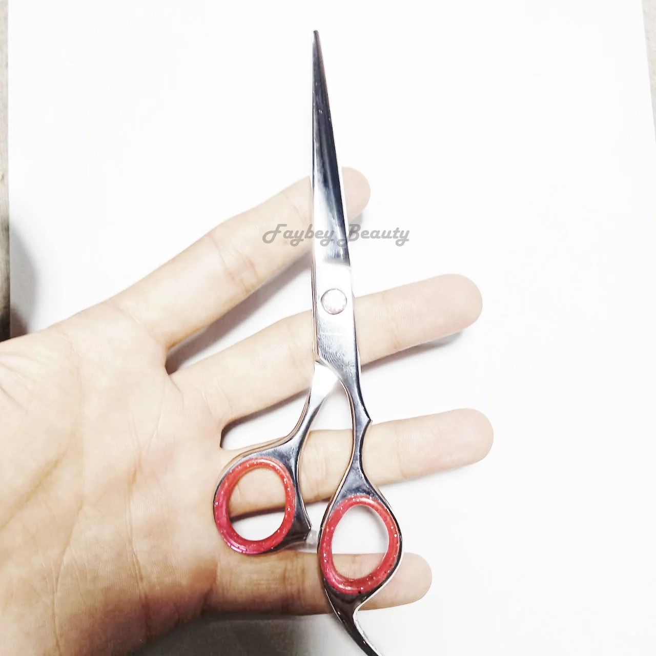 Cheapest pink color customize hair dressing and thinning scissors stainless steel high quality 4 to 7 inch  scissor