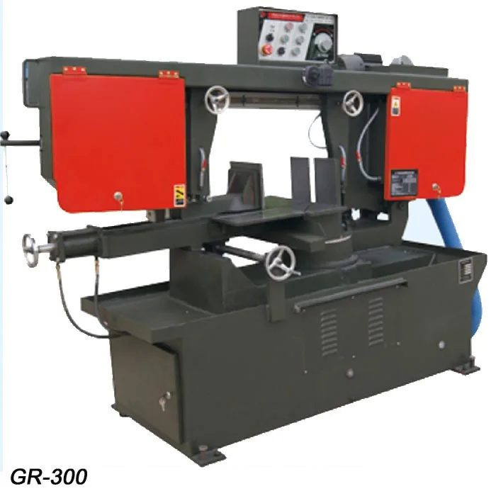 GR-500 angle cutting 45 degree horizontal metal cut band saw