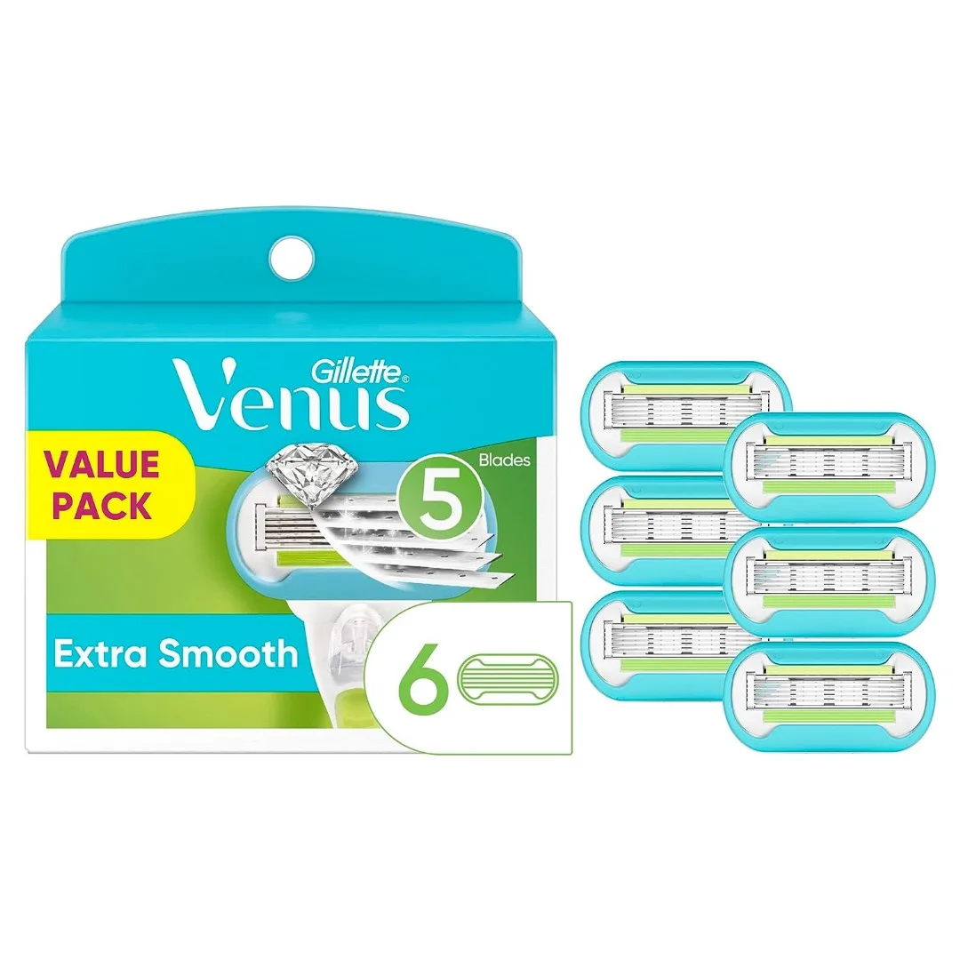 Одноразовые бритвы Gillette Venus для женщин с чувствительной кожей удобно бритье 6 штук