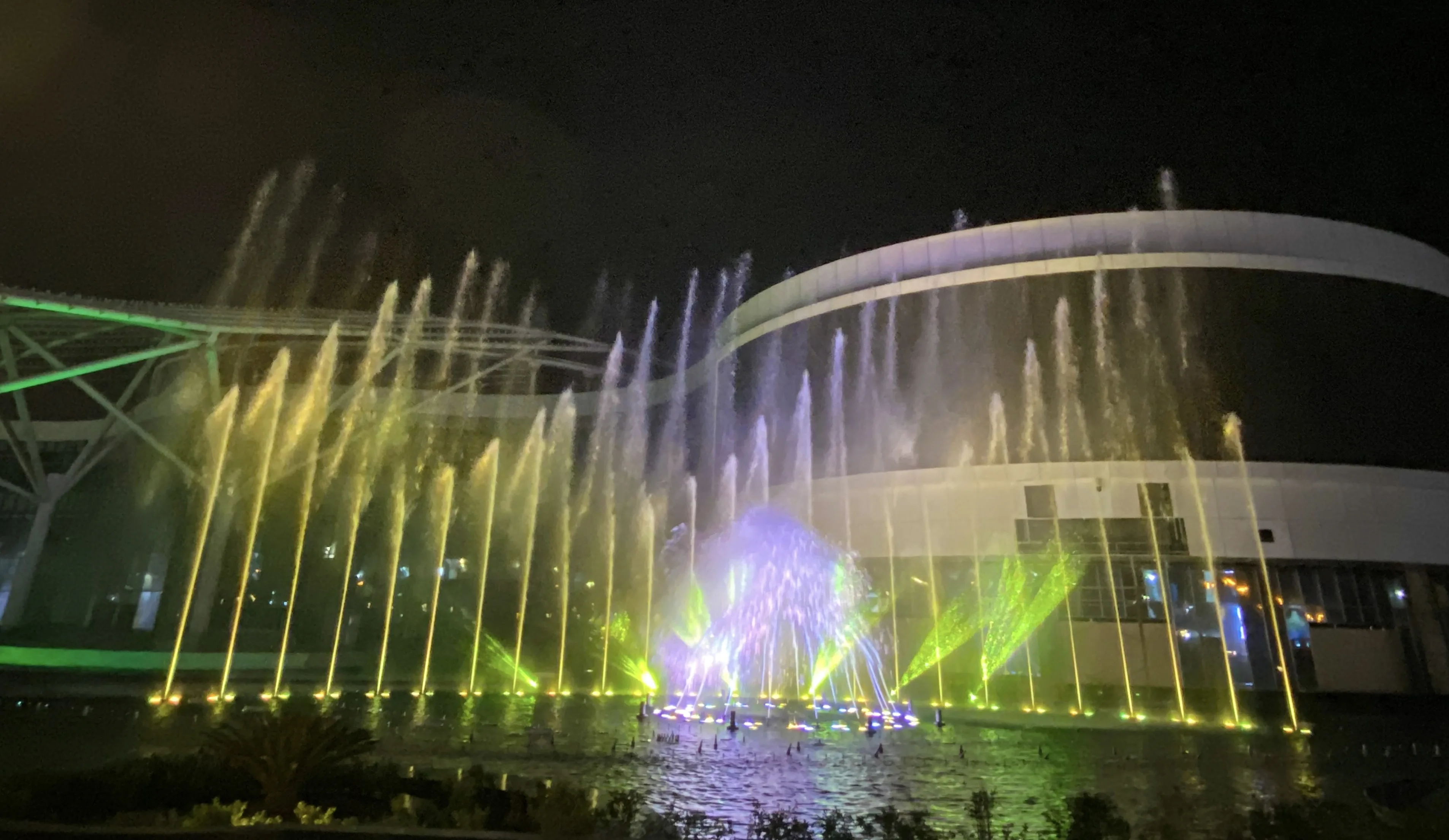 Egypt Shopping Mall Musical Fountain featuring laser,fog,fire and lighting system