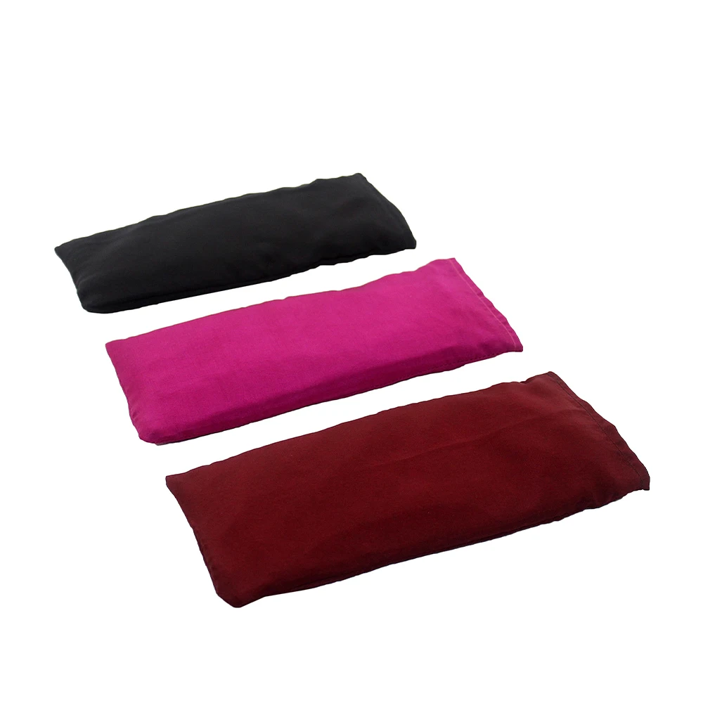 New Collection Custom Product Meditation Custom Slik Eye Pillow  (Direct Filled) Solid color At Competitive Price