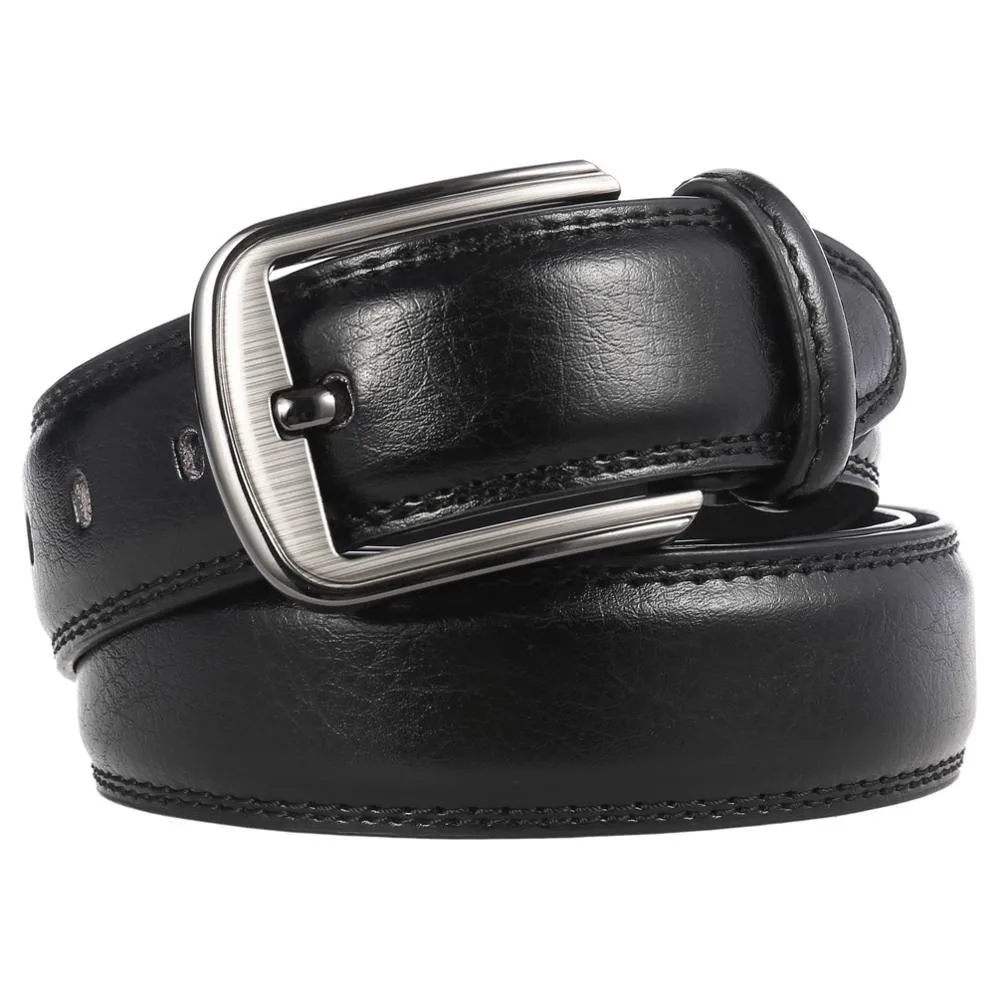 Men Belt Male High Quality Leather Belt Men Male Genuine Leather Strap Pin Buckle Fancy Vintage Leather Belts