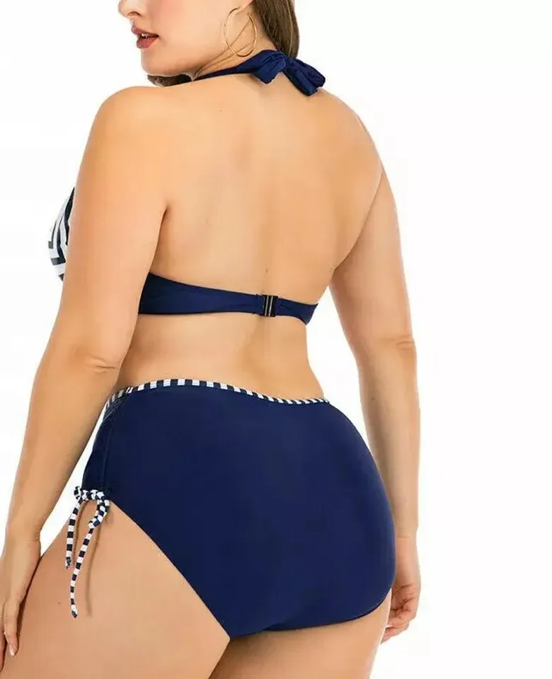 Plus Size Women Bikini Women High Quality Sublimation Full Print Bikini Set Push Up Swimsuit Swim Wear