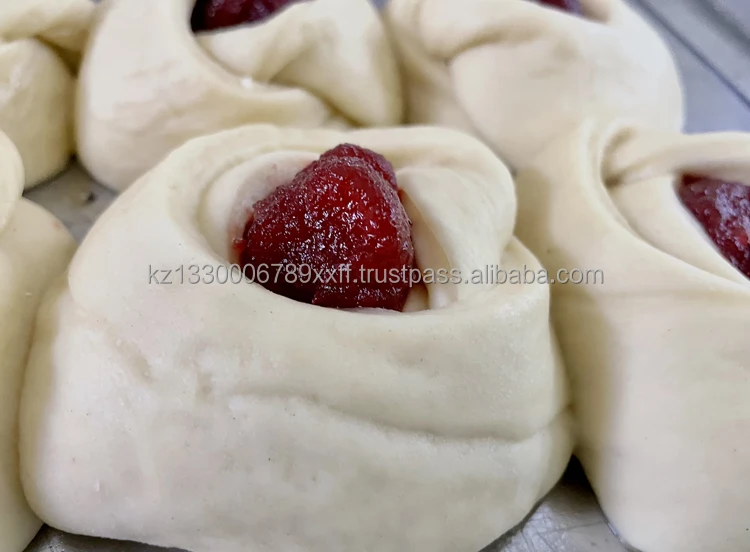 Sweet pastries, stuffed, frozen, 90g