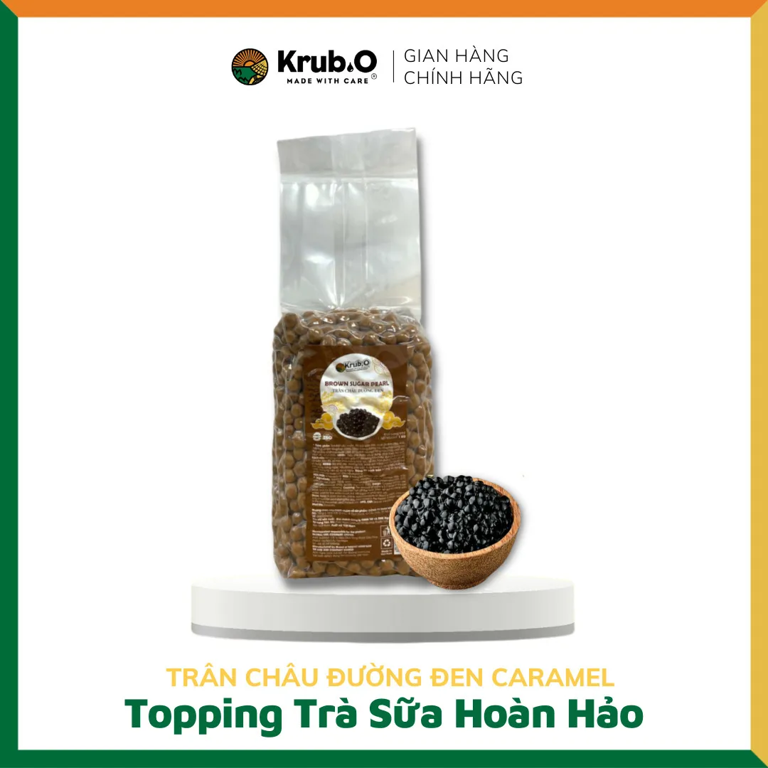 High Quality New Product Brown Sugar Tapioca Ball Pearls Tapioca Balls Bubble Tea Milk Tea Ingredients
