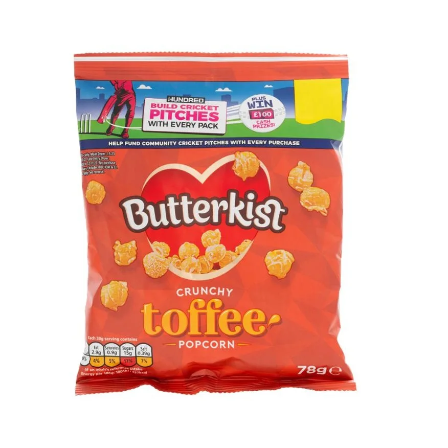 Butterkist Crunchy Toffee Popcorn 140g Snacks Wholesale Buy