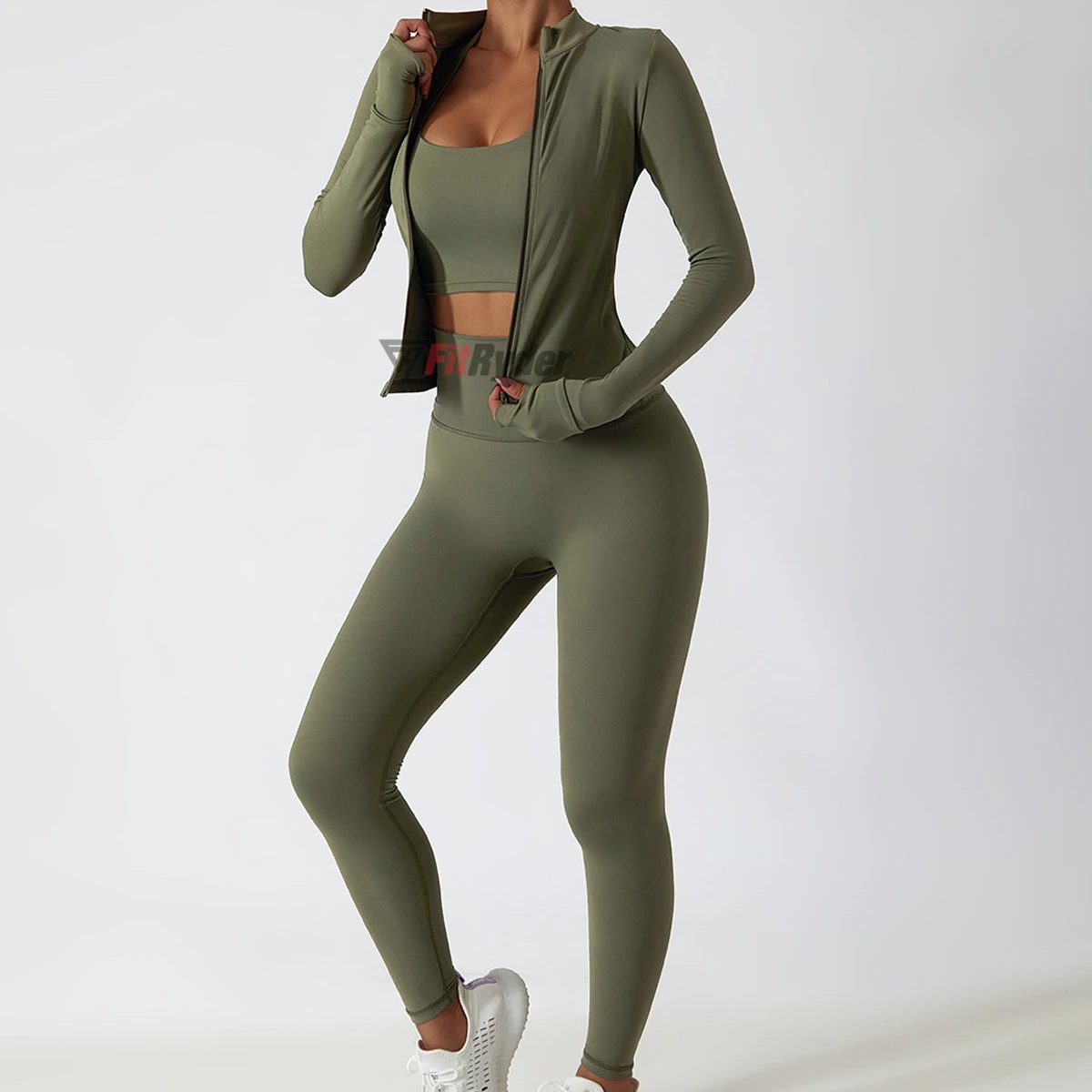 Custom 2024 Recycle Sports Bra Athletic Women Fitness Gym Workout 2 Piece Pant Leggings Yoga Set for Women best style wholesale