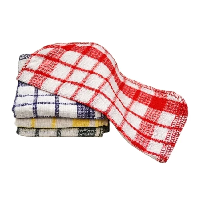 High Quality Woven Cotton Small Kitchen Tea Towel Dish Cloth