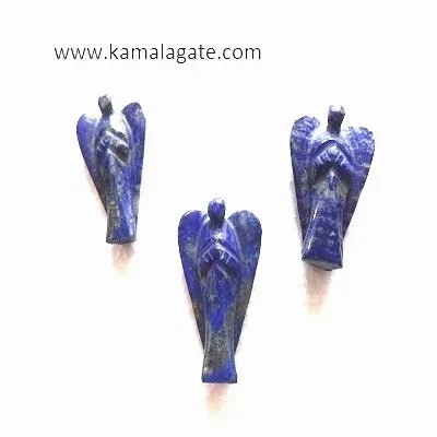Wholesale 2-Inch Rose Quartz Angel Natural Agate Dalmation Jasper Gemstone Crystal for Healing Angels on Sale