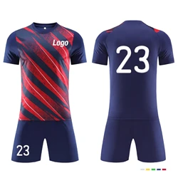 Wholesale Original football clothes football set Football Uniform wear uniform Custom soccer kit Sublimation Soccer jersey