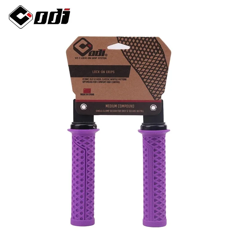 ODI Silicone Handlebar Grips Self-lock Shock Absorbing Bicycle Handles Cover Non-slip BMX DH Bike Grip Ergonomic Rubber Grips