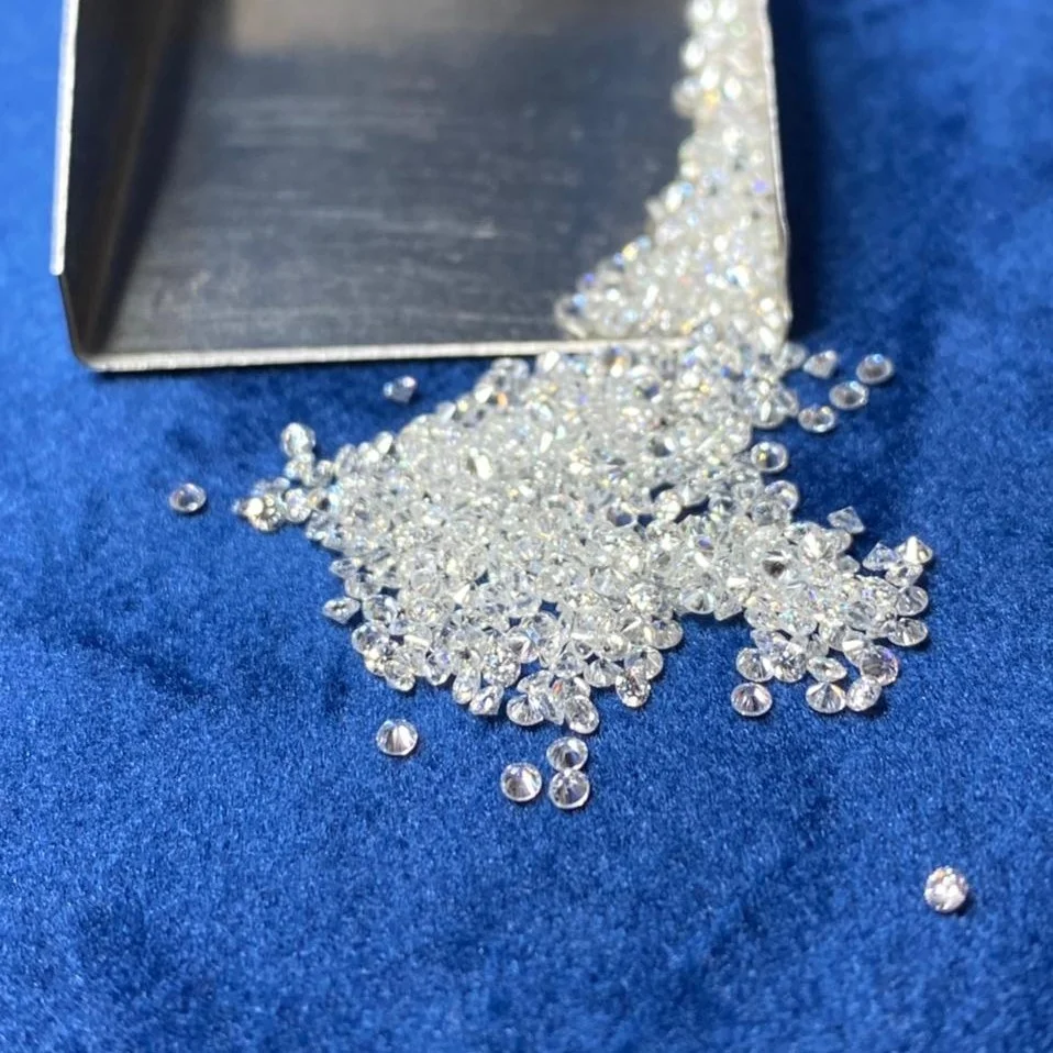 Wholesale lab made diamond round shape brilliant cut lab created diamond HPHT CVD lab grown loose diamonds