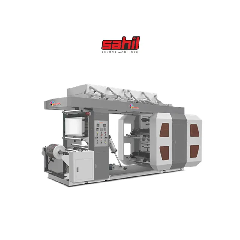 Лучшие продажи высокая скорость 4 цвета флексографическая печатная машина