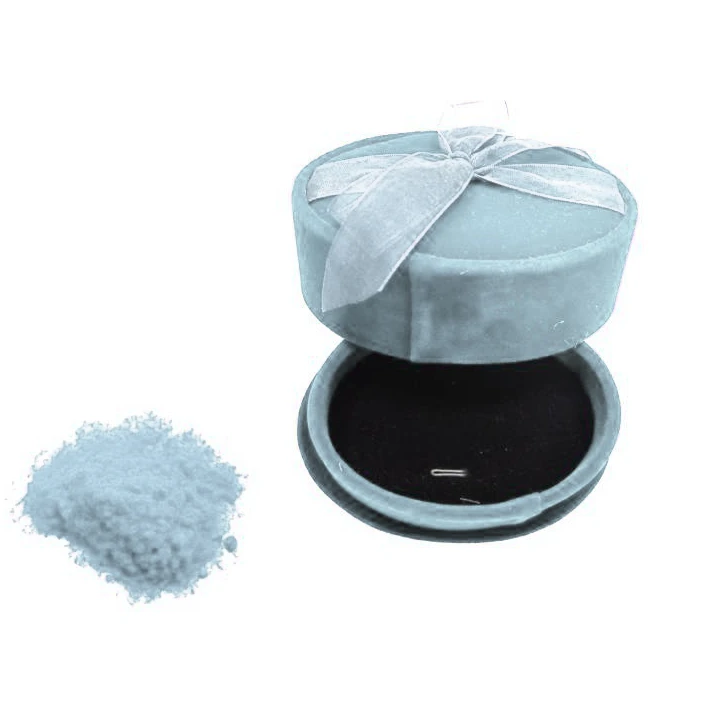 Custom Order 0.6mm 1.5D an Series Light Blue Color Polyamide Flock Fiber Nylon Fiber AN-9984 Customizable