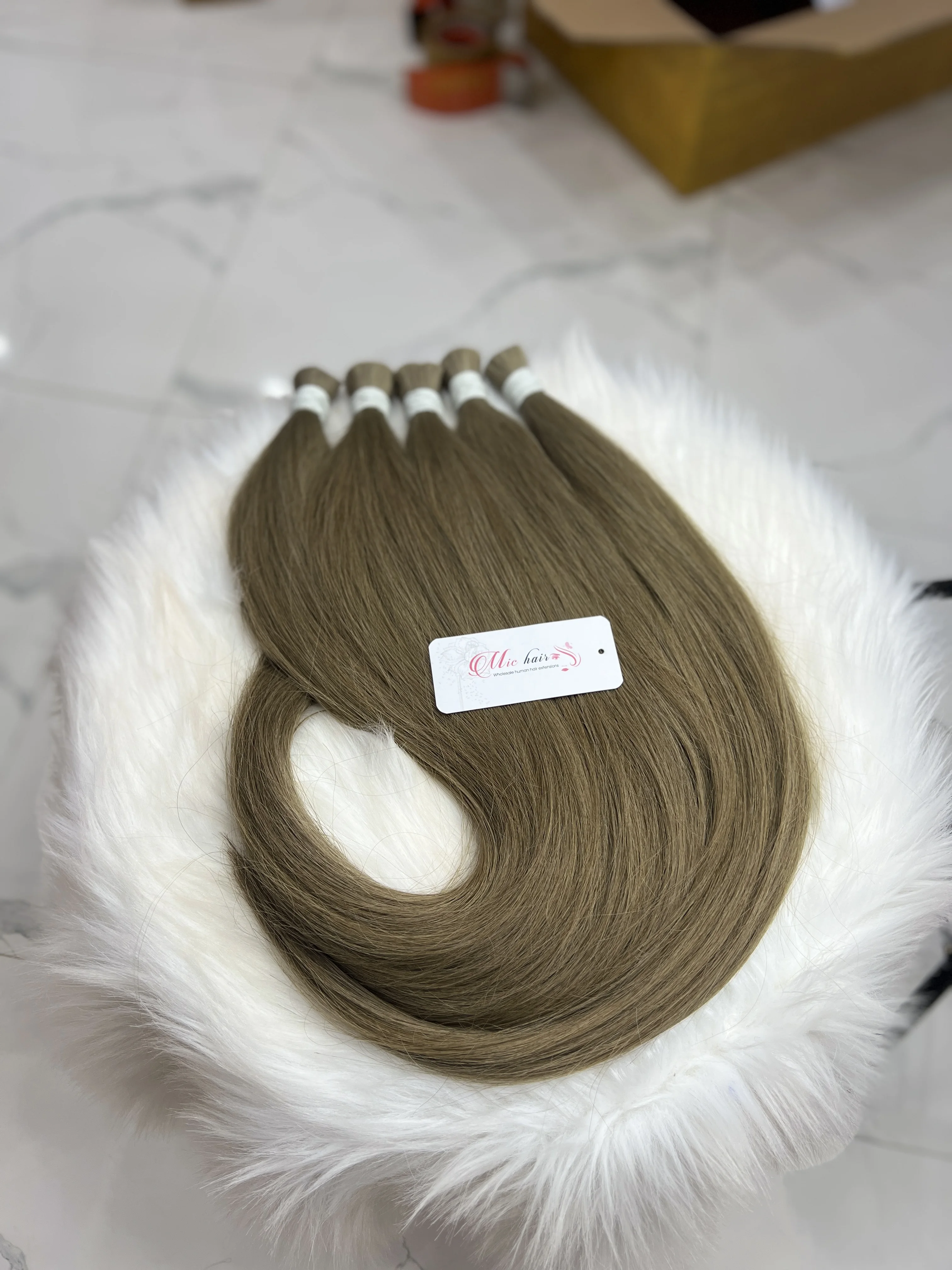 Blonde Color Hair Vietnam Bulk Hair Blond Human Hair Cabelo Humano