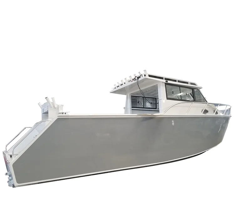 Best Quality Of Used Water.wish QD 27FT Cabin Fiberglass Hull Luxury Cruise Boat And Yacht Low Price