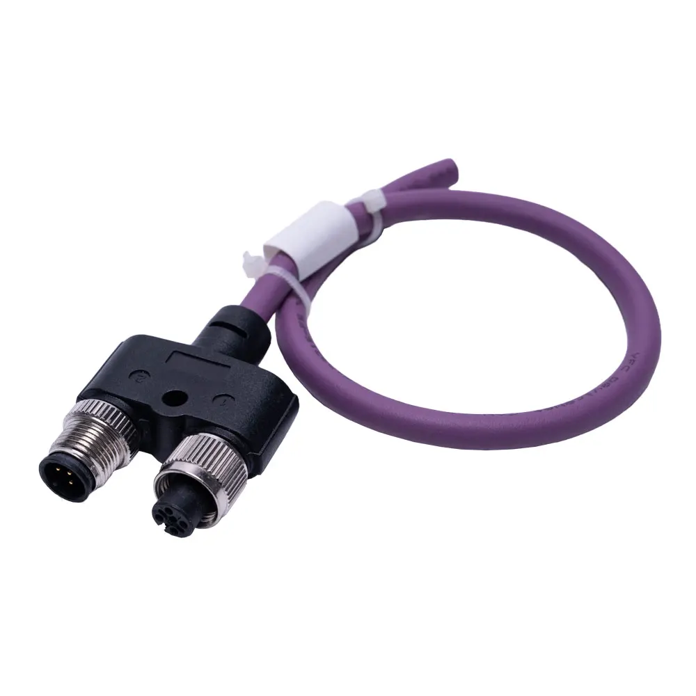M12 field installable assembly connector screw in type