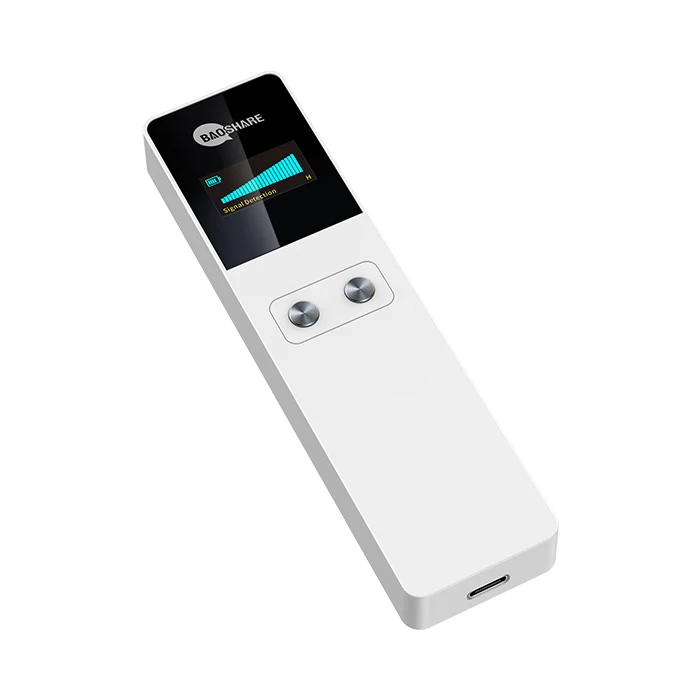 Hidden Camera Bug Detection GPS Alarm Wireless Signal Detection White