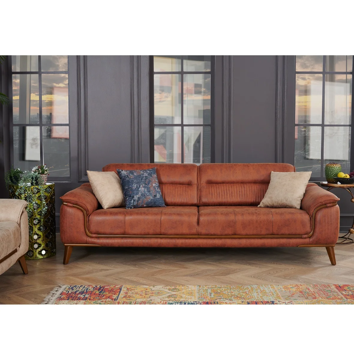 Роскошный диван Chesterfield 3 2 1 кресло бергере угловые диваны для дома отеля квартиры гостиной турецкой мебели
