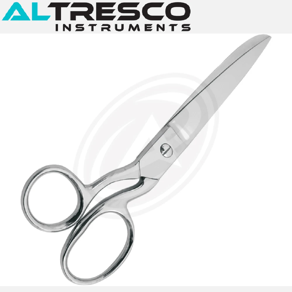 Industrial/Professional Tailor Shears Stainless Steel With Black Lacquered Handle