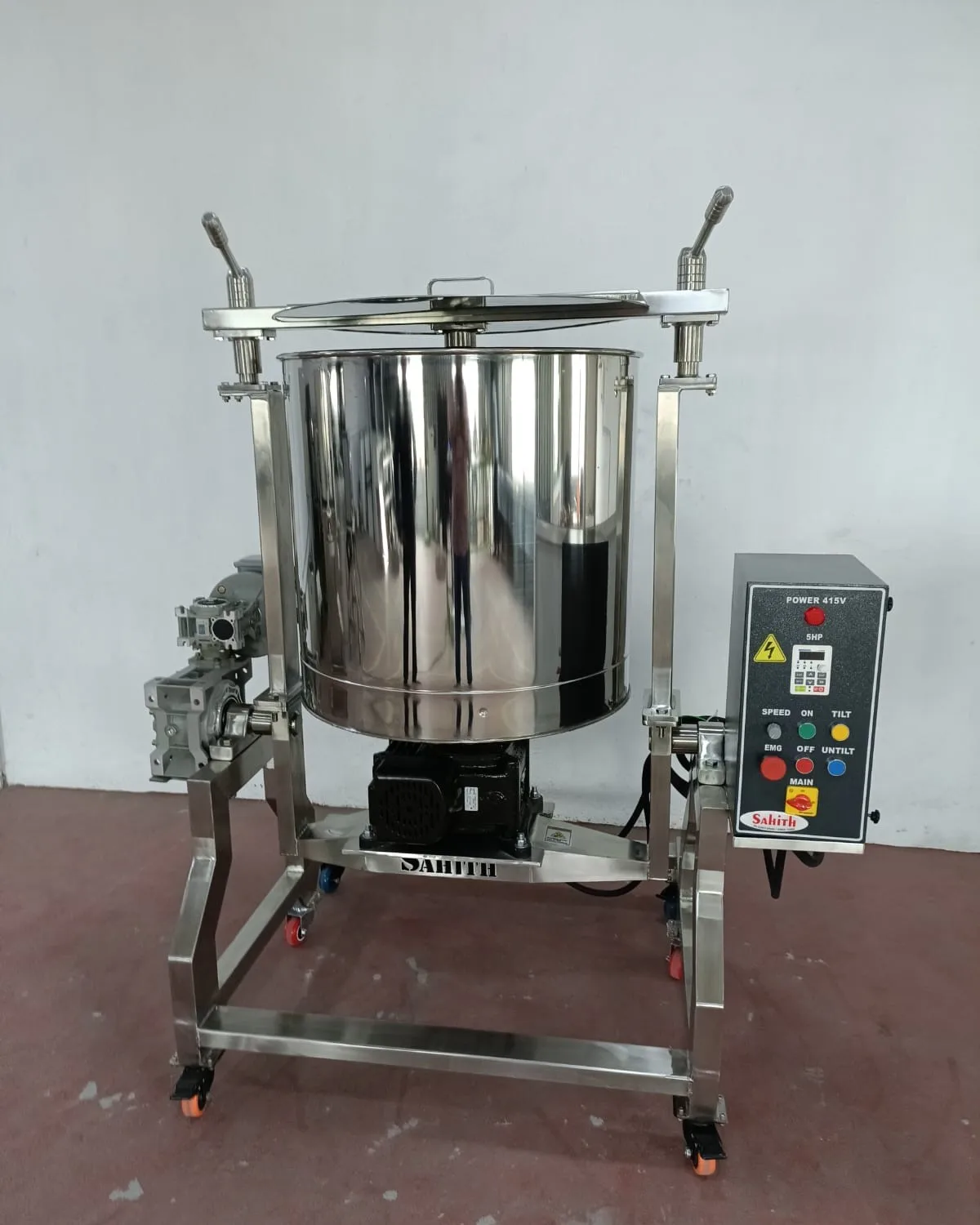Sahith 20 KG Electric Chocolate Melanger Stone Grinding Machine with New Motor Chocolate Making Nuts Direct Manufacturer India
