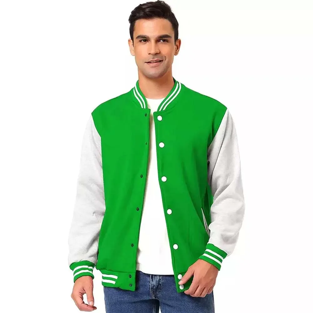 Wholesale Oem wholesale versity Latter man winter 100% cotton street wear casual baseball jackets top quality quick service
